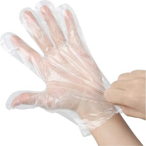 Clear Polyethylene Food Safe Gloves Latex Free