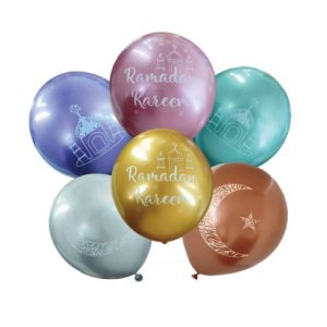 Ramadan Chrome Balloons Mix