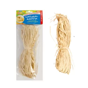 Craft Raffia 30g in a Natural Colour Great for Art and Craft and Gifts