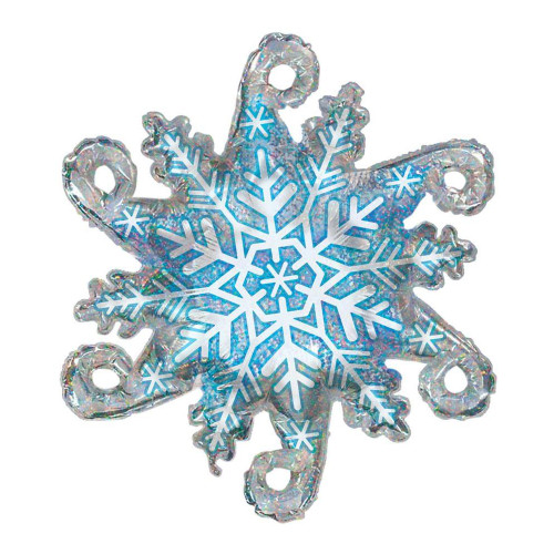 FOIL LINKY SNOWFLAKE BALLOON 38"