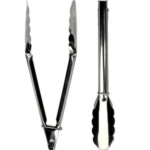 Stainless Steel Kitchen Tongs (Pack Of 2)