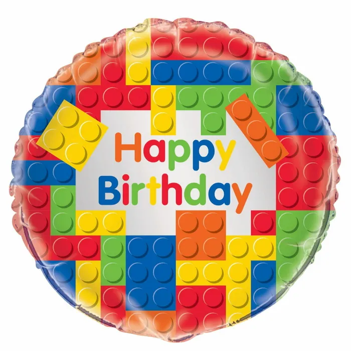 Building Blocks Foil Balloon