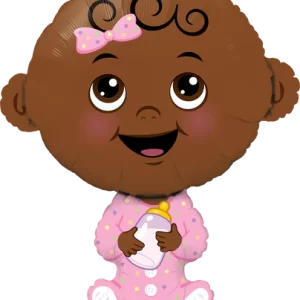 FOIL SUPER SHAPE BABY GIRL BALLOON