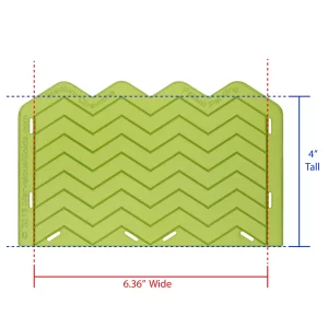 Medium Chevron Silicone Onlay Ribbon