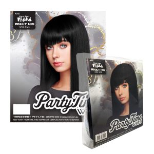 Long Blunt Bob Wig with Fringe