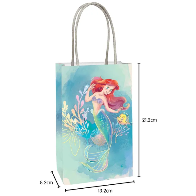 The Little Mermaid Paper Gift Bags (Pack of 8) - Image 2