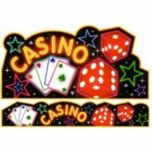Cutout & Banner Set Casino