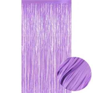 Purple Plastic Backdrop Curtain 100cm x 200cm