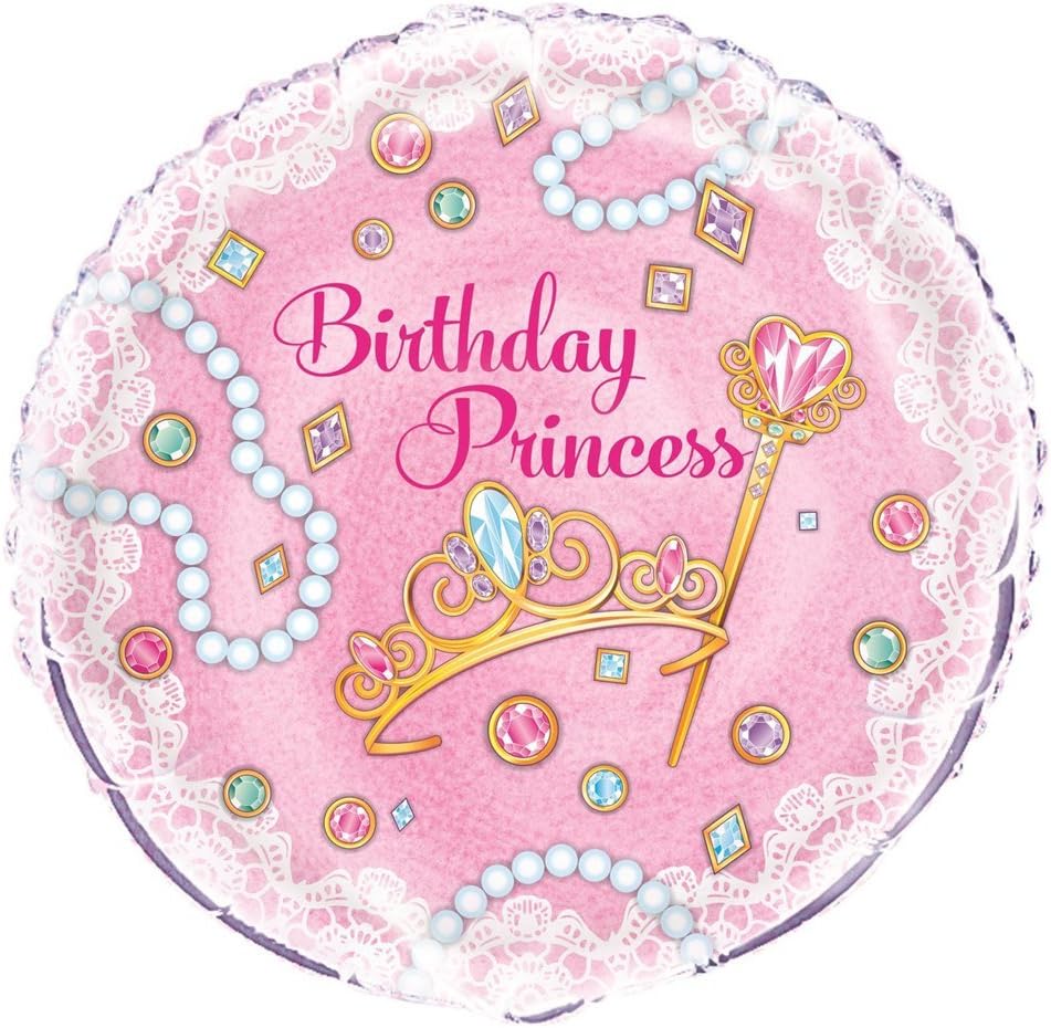 Foil Pink Princess Balloon 18"
