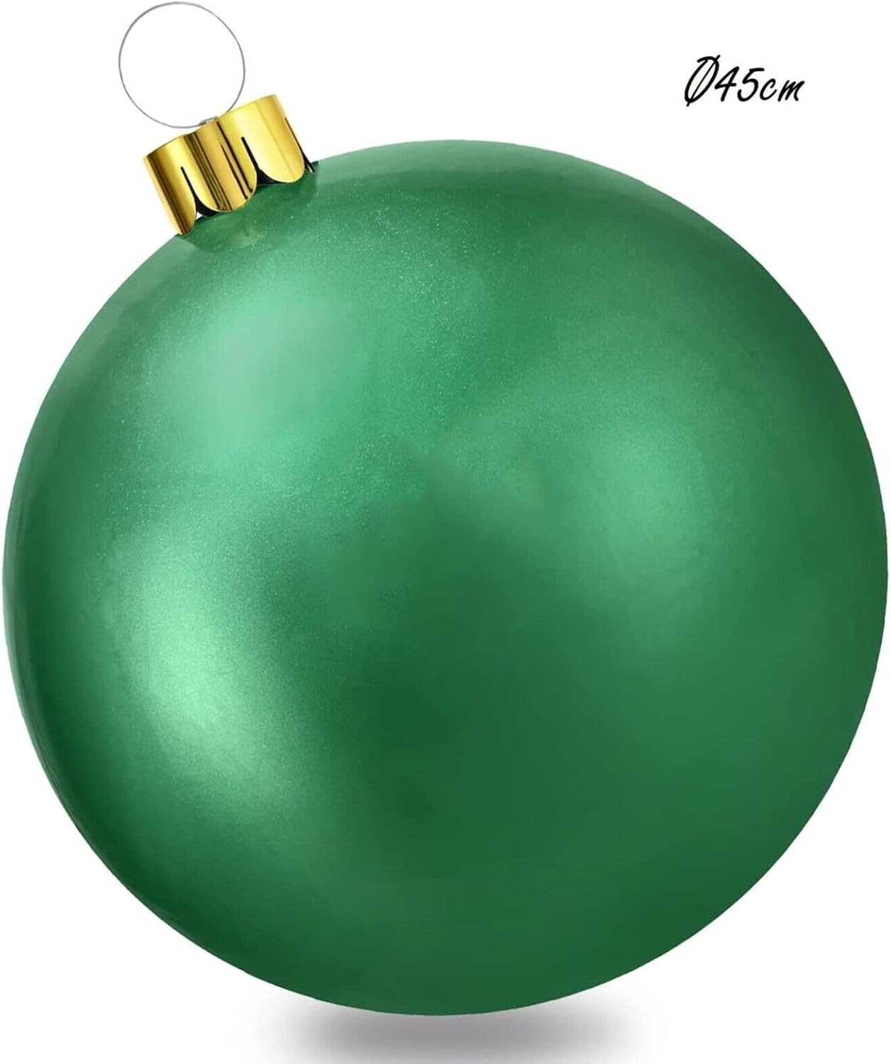 Inflatable Christmas Mega Ball (45cm, Green)