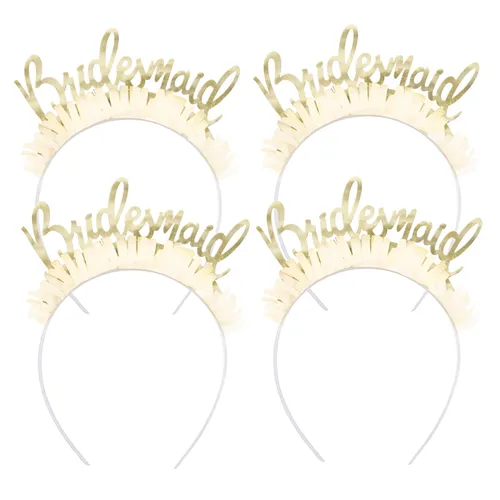 Bridesmaid Headbands (Pack of 4)