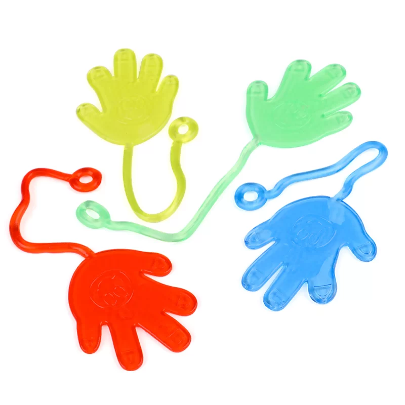 Mini Sticky Hands Party Favours 4pk
