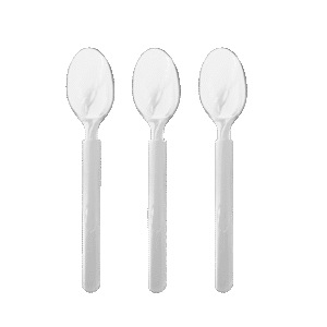Ultra Heavy Duty Clear Plastic Spoons 20pk
