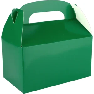 Green Lolly/Treat Boxes with Handle (Pack of 6)