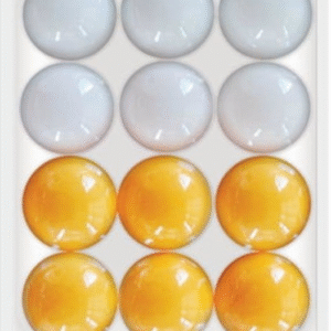 Table Tennis Ping Pong Competition Balls Orange & White 12Pcs