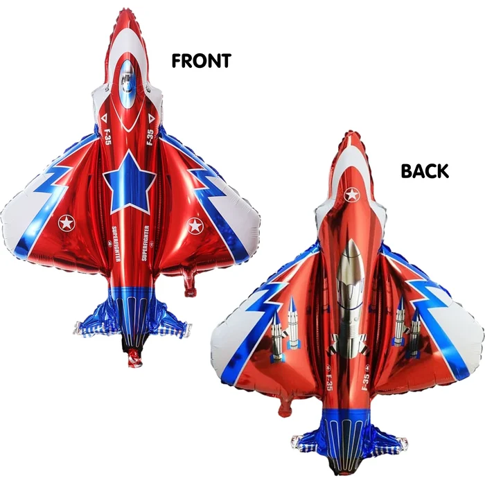 Superfighter Jet Supershape Helium Balloon 76x98cm