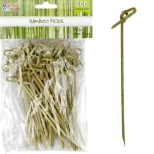 Bamboo Knotted Catering Picks 12cm (Pack of 50)