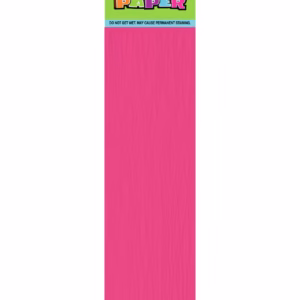 Hot Pink Crepe Paper 183cm x 50.8cm (1 Sheet)