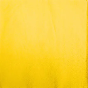 Yellow Large Napkins / Serviettes (Pack of 30)