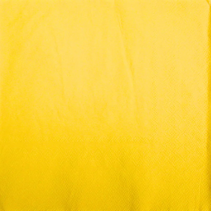 Yellow Large Napkins / Serviettes (Pack of 30)