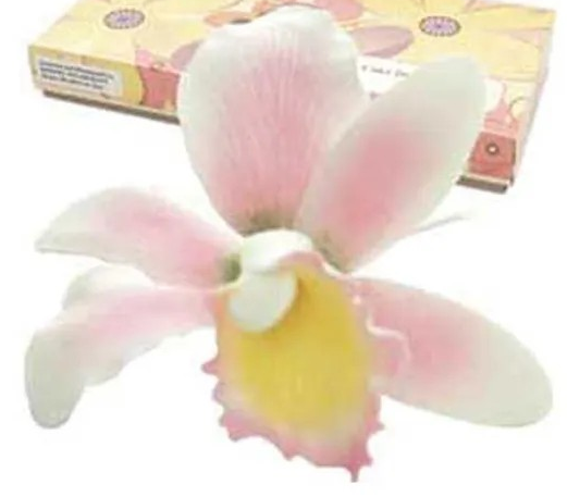 CATTLEYA ORCHID PINK SMALL SUGAR FLOWER (2pk)
