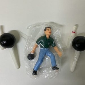Vintage Male Bowling Cake Topper